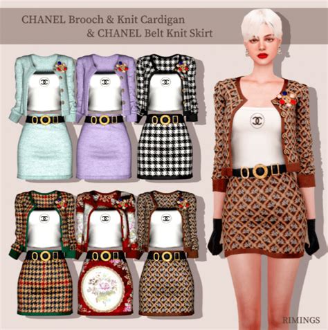 the sims 4 chanel clothes|sims 4 cc luxury clothes.